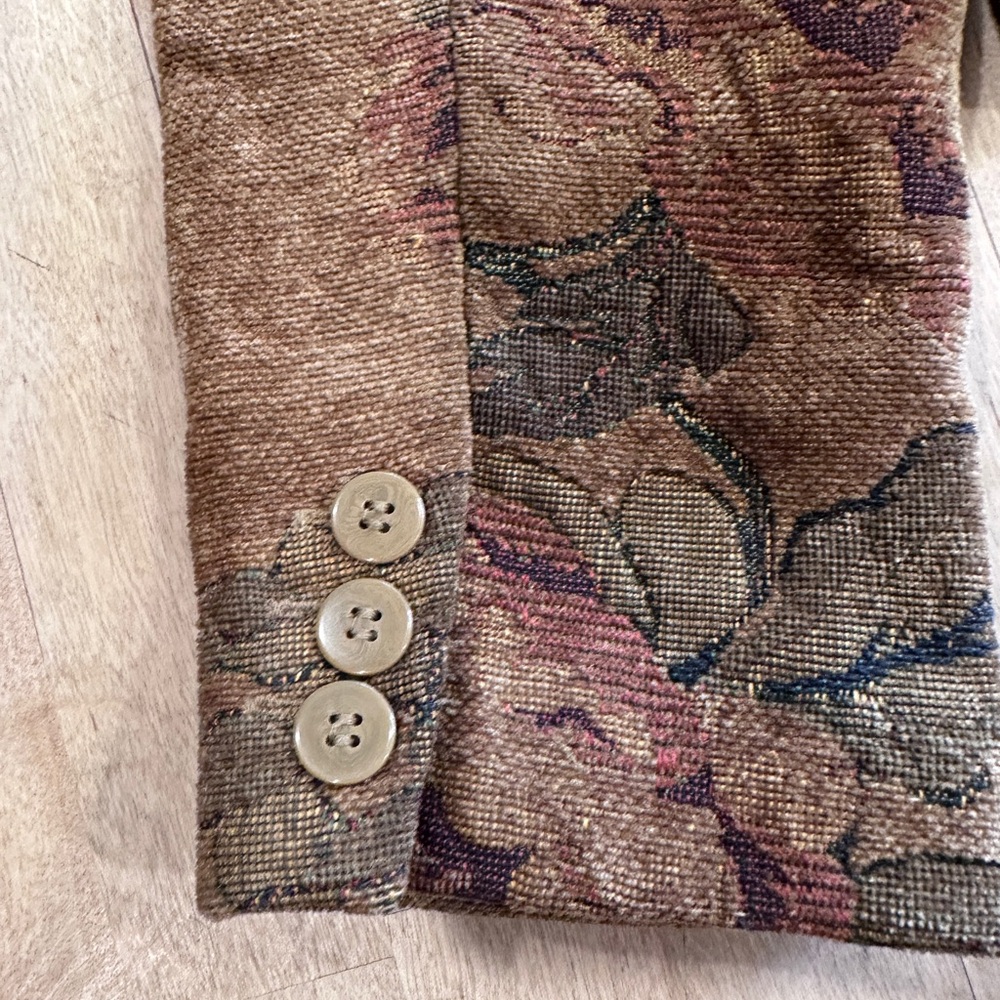 Grace Elements Brown And Purple Patterned Blazer - image 6